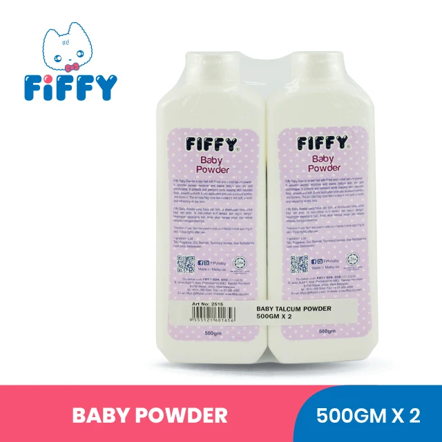 
FIFFY Baby Talcum powder Baby Powder (500gm x 1 bottle) 