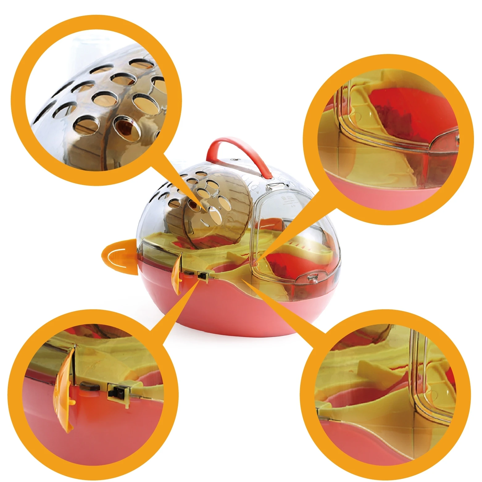 730 Oval Spaceship Hamster Carrier