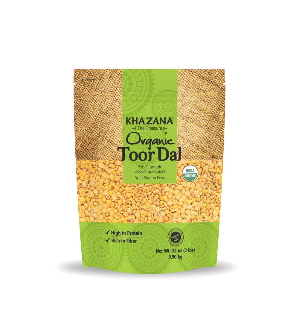 Высшее качество, готовность к отправке, haanana Organic Toor Dal 2lb x 10