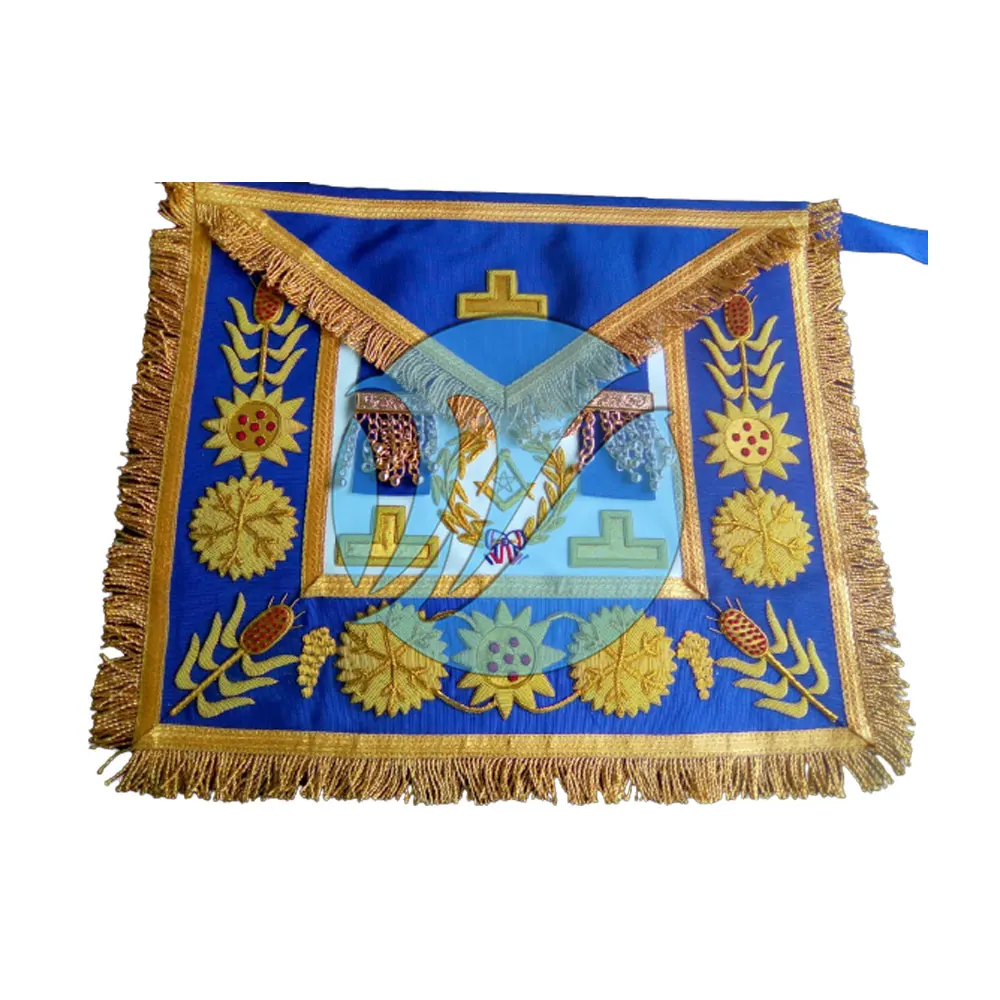 New Style Masonic Apron With Embroidered Border Best Quality Masonic Regalia Apron