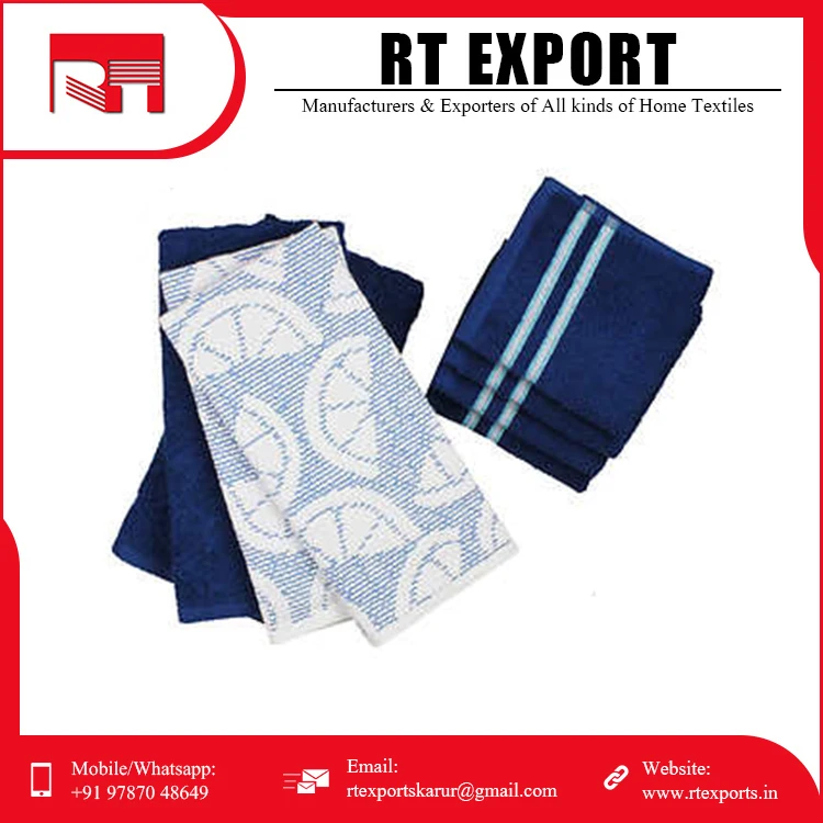 Новое поступление индивидуальная этикетка 100% хлопок новый дизайн вышитые кухонные полотенца по лучшей цене