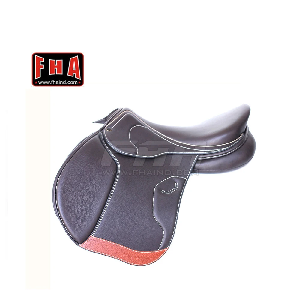 New  Horse Jumping Saddle Set leather horse saddle Horse Riding & Polo Saddle Set