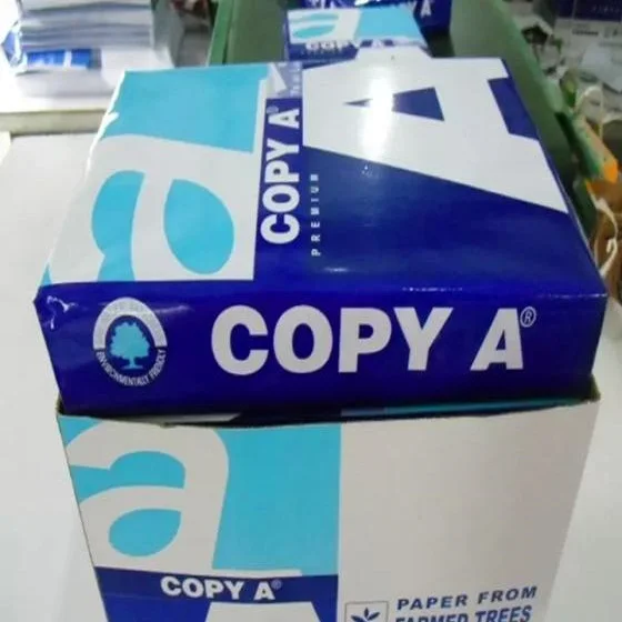Хорошее качество дешевая супер белая 70 /75 / 80 GSM A4 копировальная бумага/оптовый поставщик 100% качественная бумага