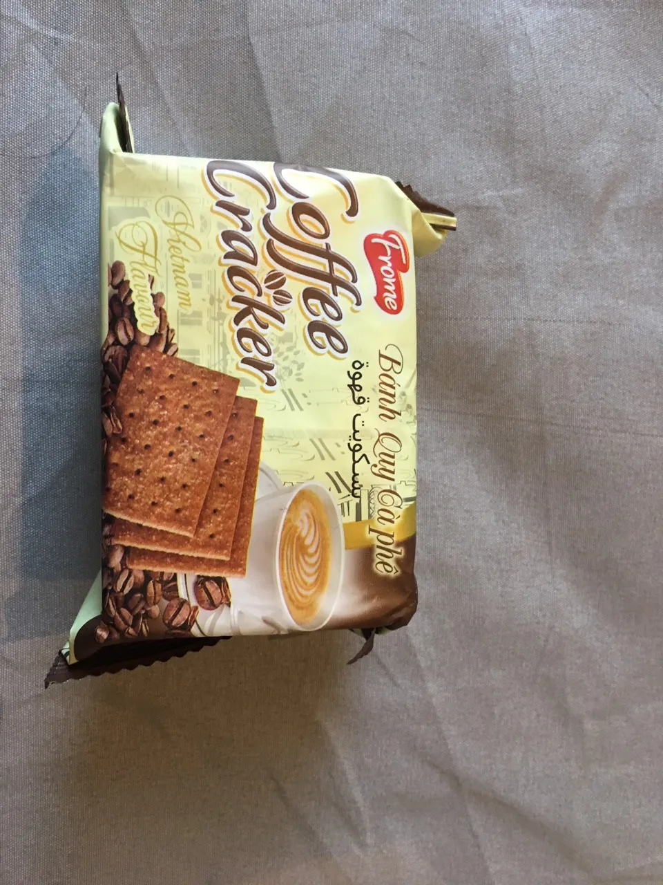 Hot New Crispy Cracker Premium Quality - Coffee Flavour - Packing in Paper Box - Tasty Delicious