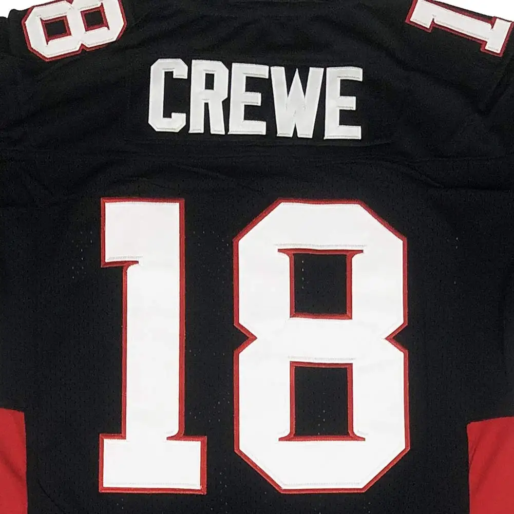 Мужская майка #18 Paul Crewe #89 чизер самый длинный ярд средний фильм Американский футбол майки сшитые черные