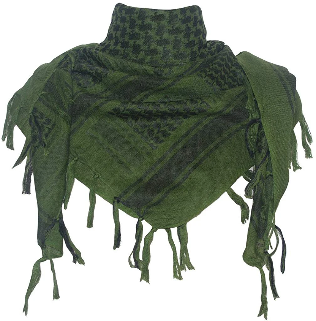 New 2022 Latest Design Luxury Quality 100% Cotton Multifunctional Warm Head Men Shemagh Scarf