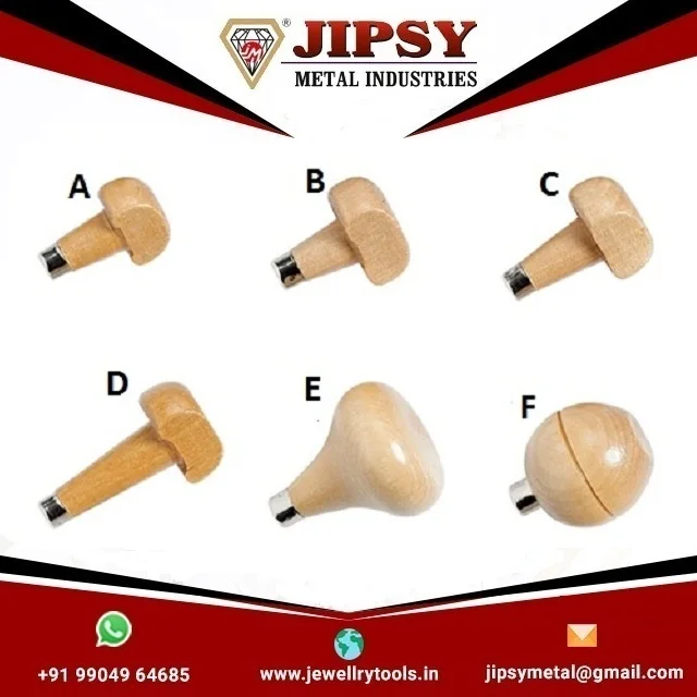 Straight Burnisher With Handle Jewelry Tool
