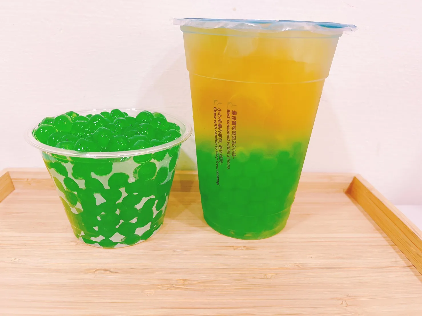 
Best Price - Green Tapioca Pearl - Multi-color For Premium Boba Milk Tea size 6.5 mm~7.5 mm 