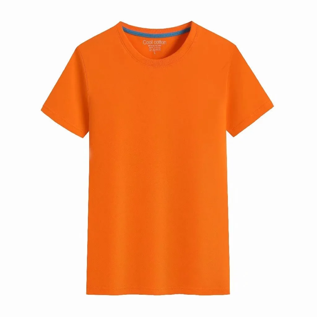 2021 Wholesale Unisex Printing Custom Logo 100% Cotton &  Polyester O Neck T Shirt Men & Women T-shirt