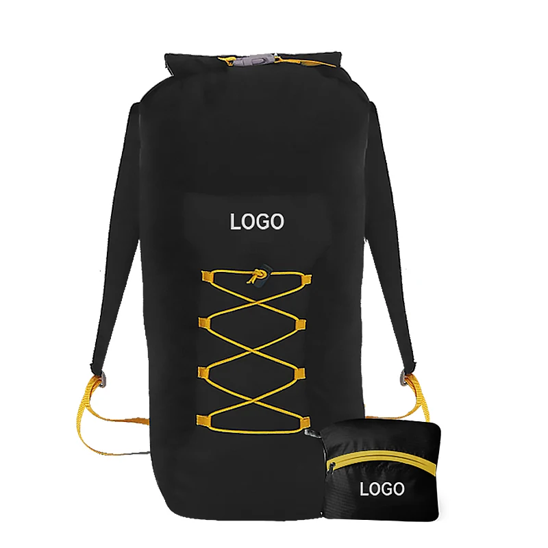 Rip-resistant nylon ultra-light portable foldable backpack for riding outdoor sports folding bag