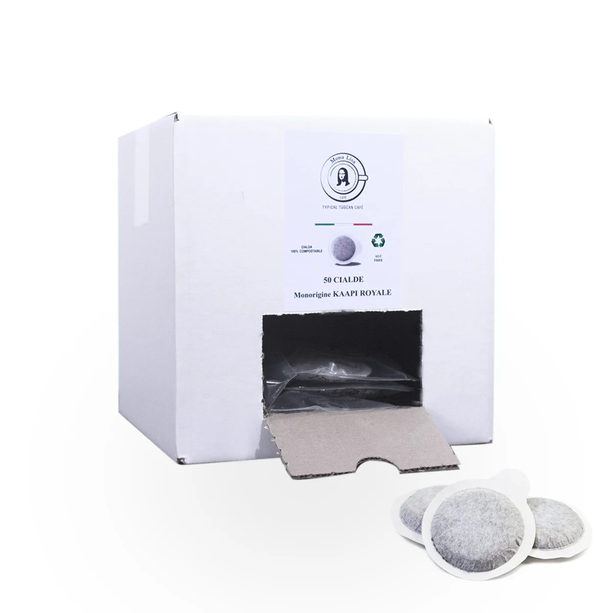 Premium Quality single origin Kaapi Royale Italian box Coffee pods biodegradable and compostable