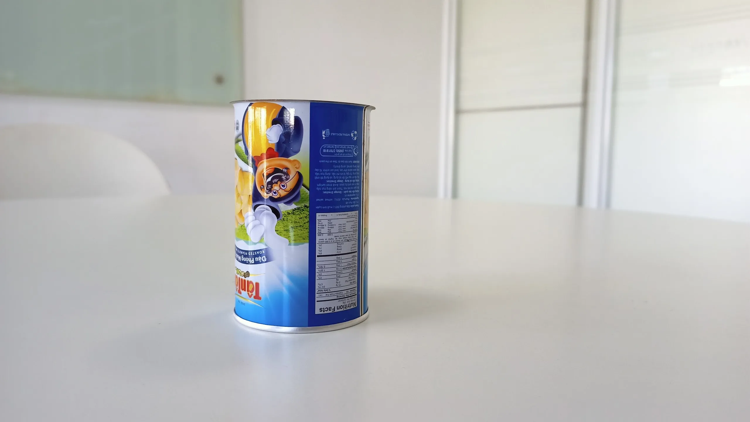 Exported Metal Packaging 3 Pieces Food Canned - Cans Bean/ Nut Cans In Cylinder Shape With 4 To 6 Colors Customized Packaging