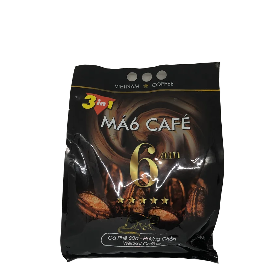 MA6 Manufacturer Milk Coffee Aroma MA 6 CAFE - 6:AM - MILK COFFEE 3 IN 1 - 50 Sachet