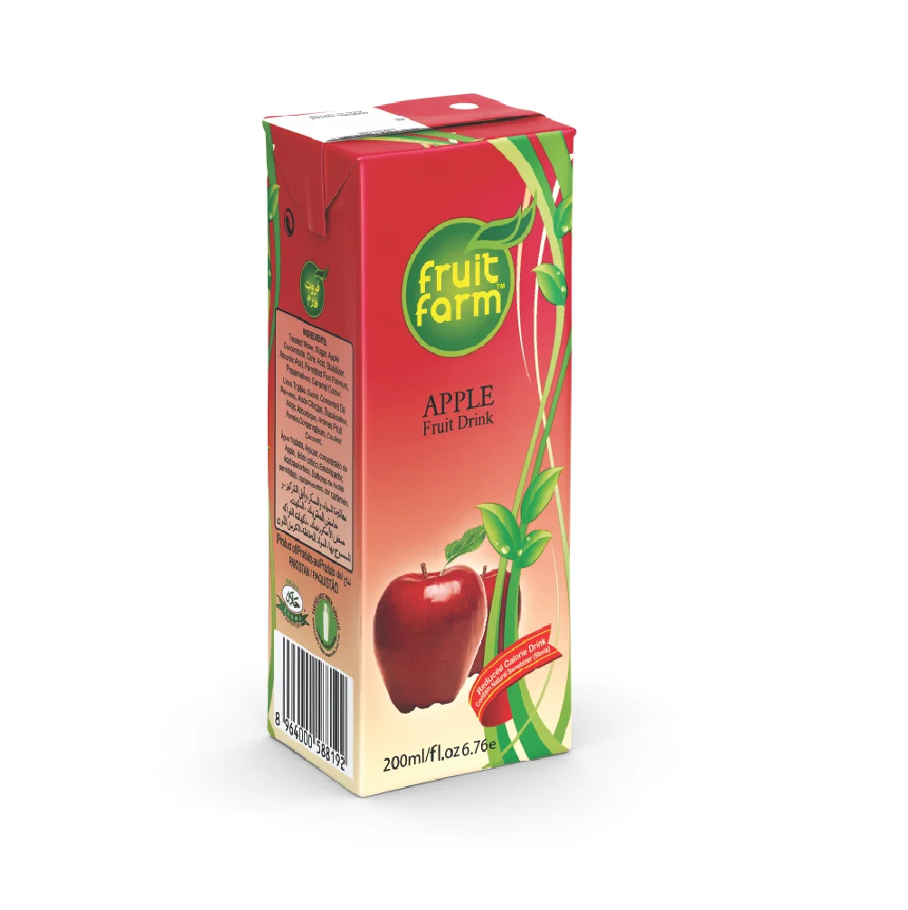 
 Высококачественный фруктовый напиток TETRA APPLE с настоящей целлюлозой 24x200 мл Премиум качество упаковка  