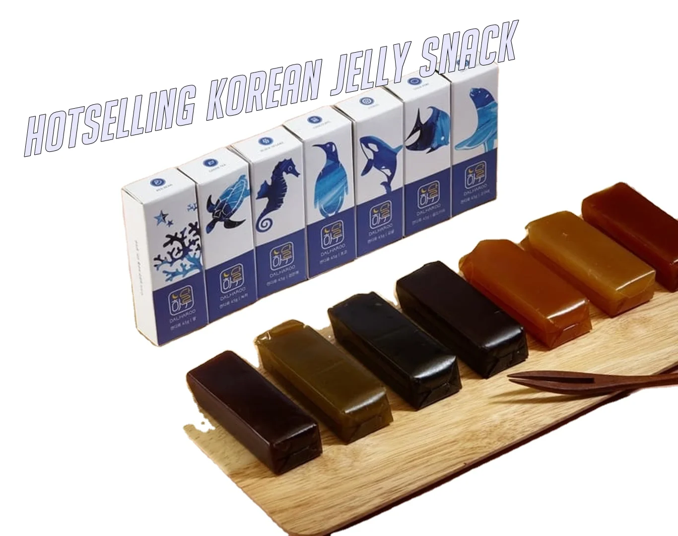 
jelly yanggaeng dessert vegan food ager extract jeju citrus HACCP Additive free flavored bar made of jeju agar 