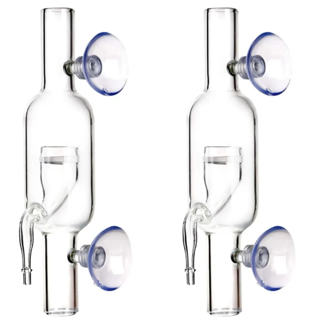 Aquatics Inline Diffuser 12/16 16/22 Glass CO2 Atomizer Bubble Diffuser Reactor Injector for Planted Aquariums Fish Tanks