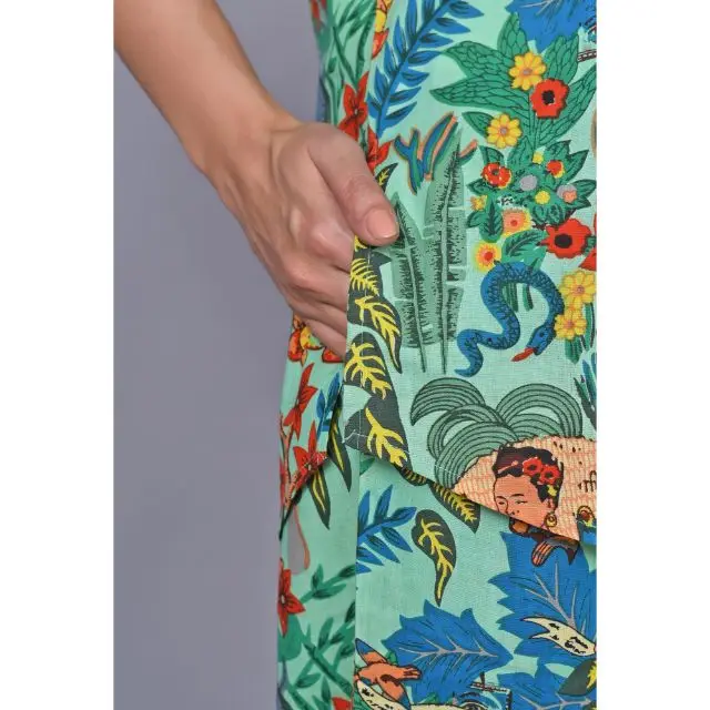 100%Cotton Floral Printed Night Wear Dress Hand Block Printed Indian Woman All Size Pajama Robe Set