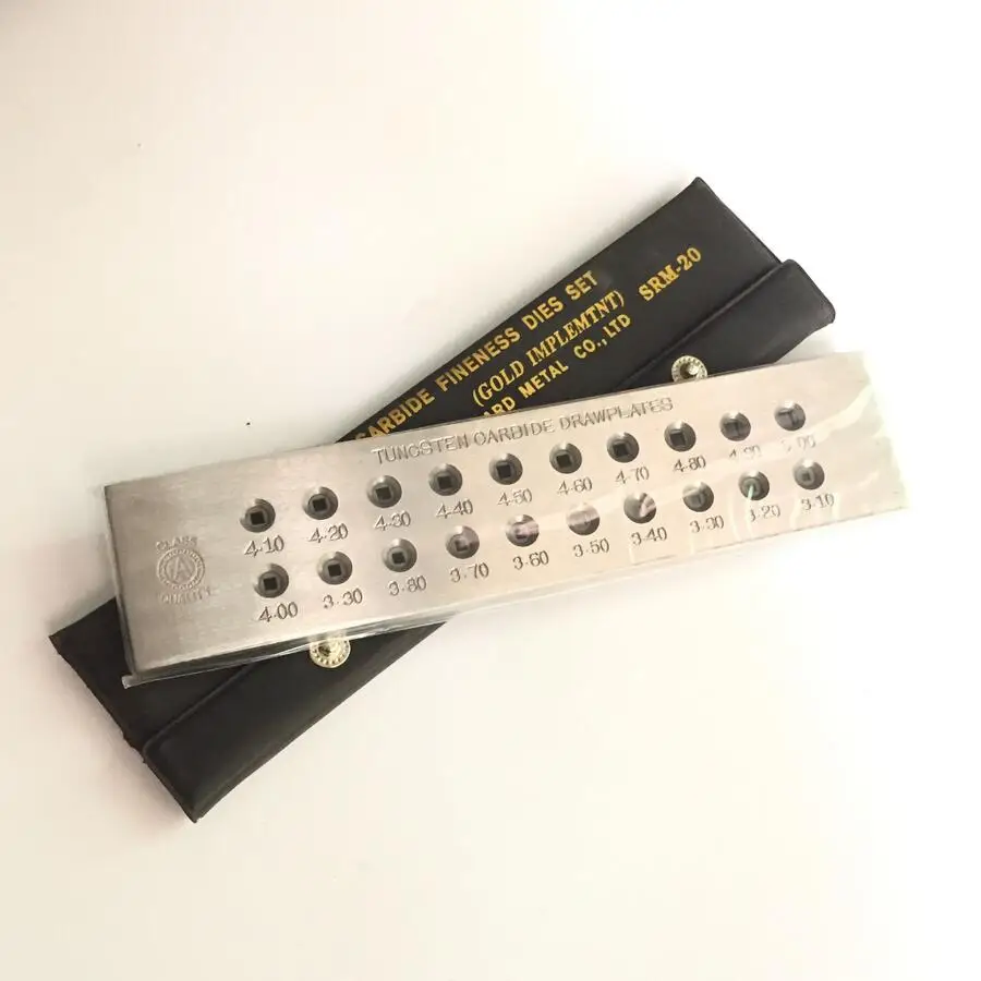 jewellery machine tool jewelry 206*46*6.6 SQUARE SHAPE DRAWPLATE YG6 SERIAL jewelry tool kit