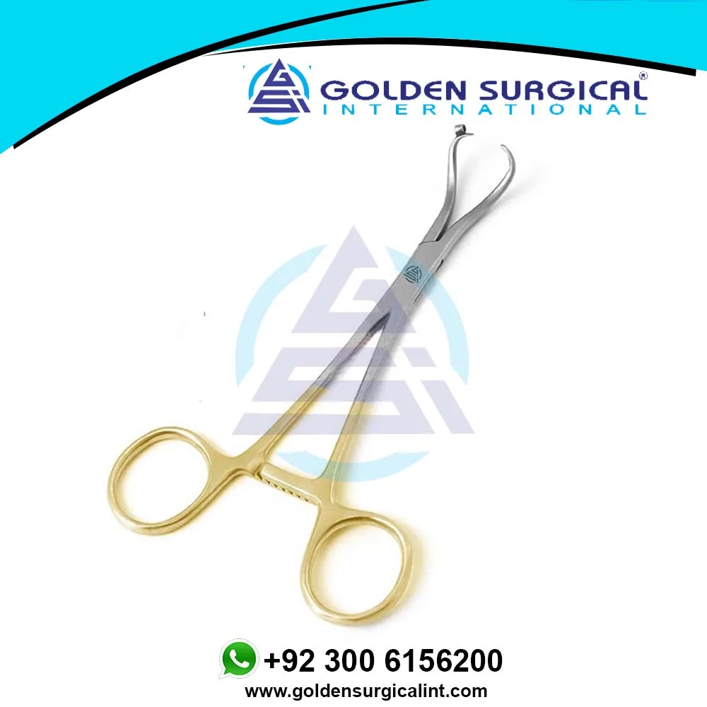 Щипцы для снижения кости с позолоченной ручкой Премиум-Качества | Хирургический Зажим полотенец Медицинские лабораторные инструменты