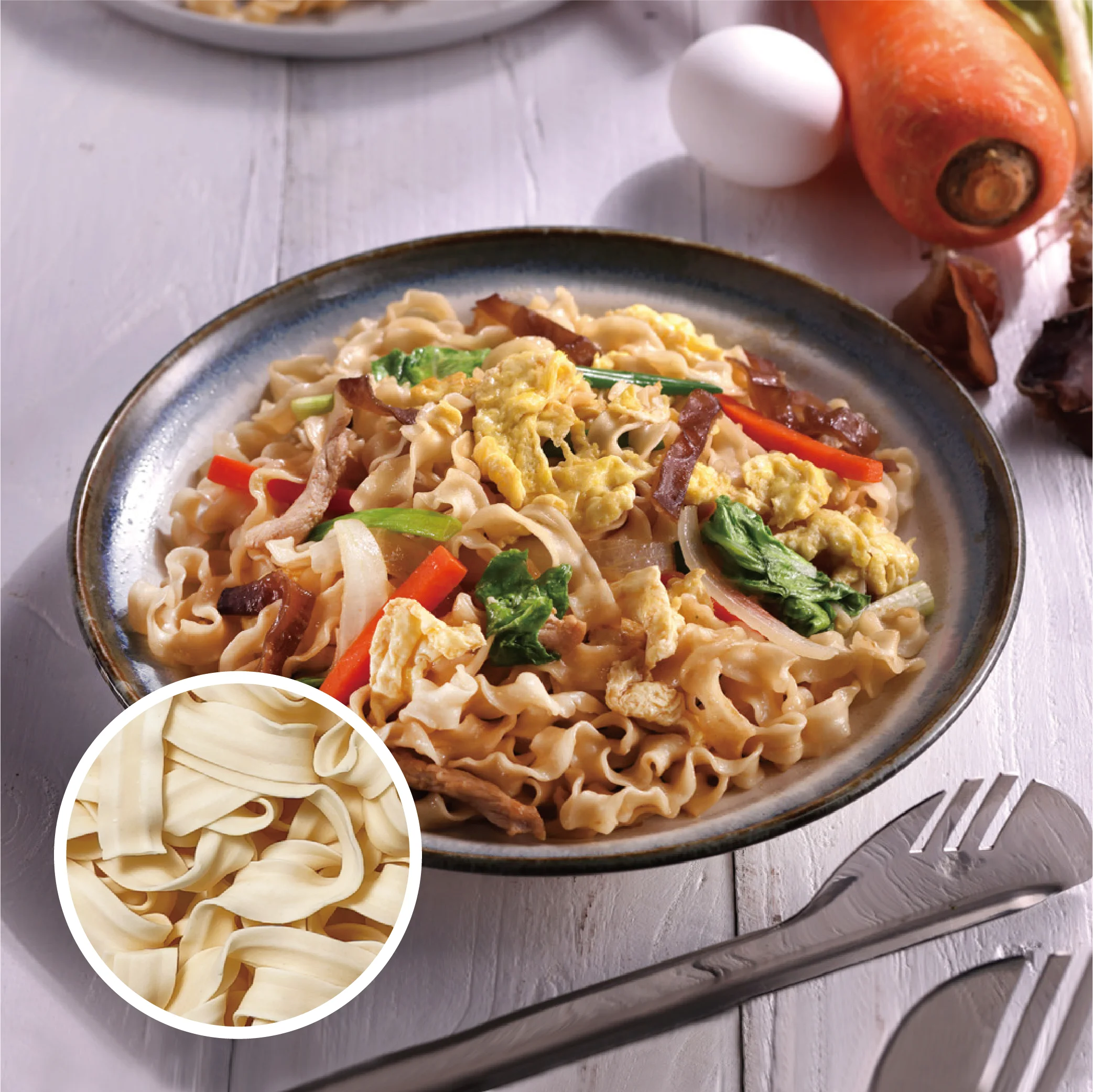 Pure No Additive Dry Asian Ramen Noodles