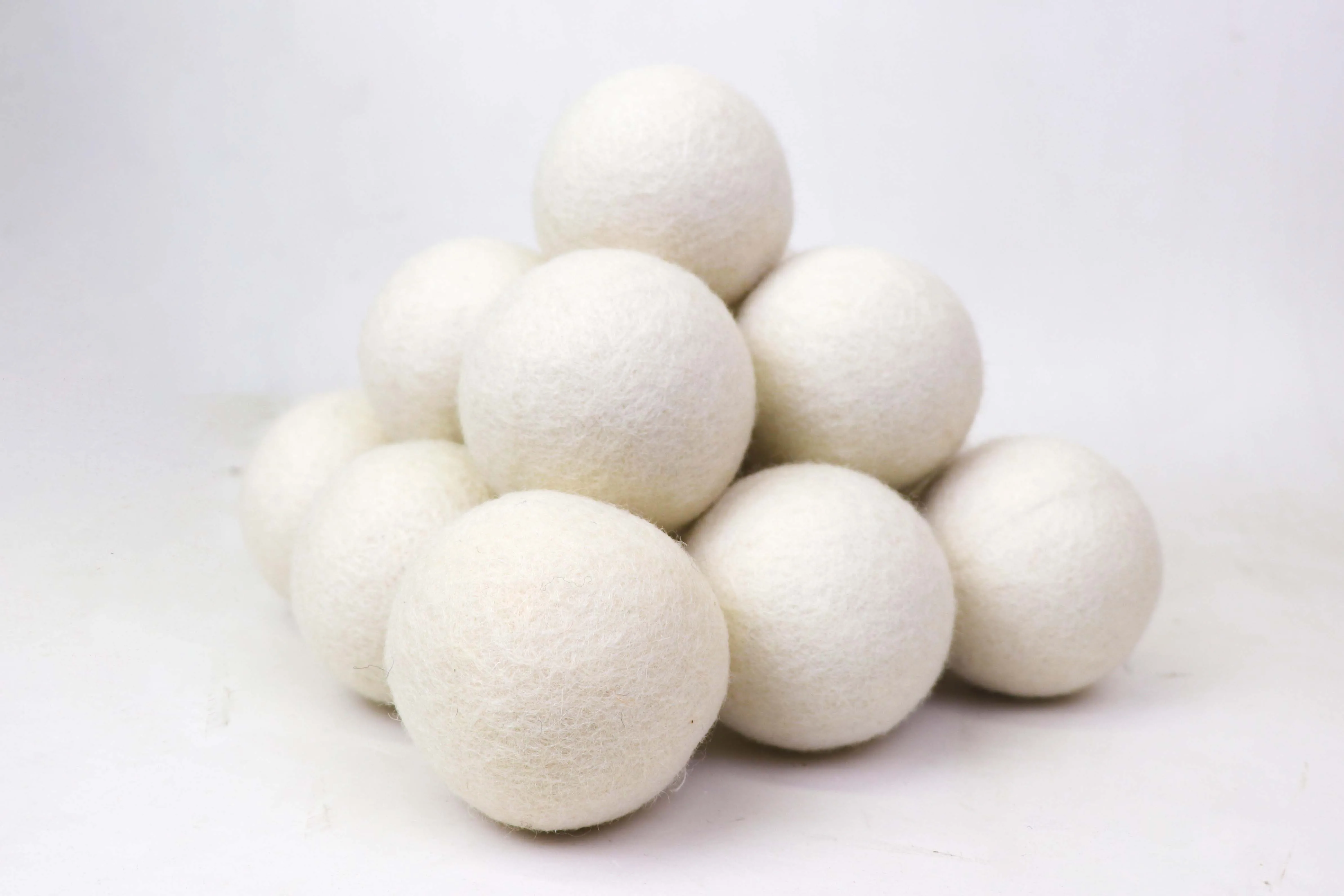 Top selling Felt balls handmade dryer laundry washing machine balls reusable wool balls