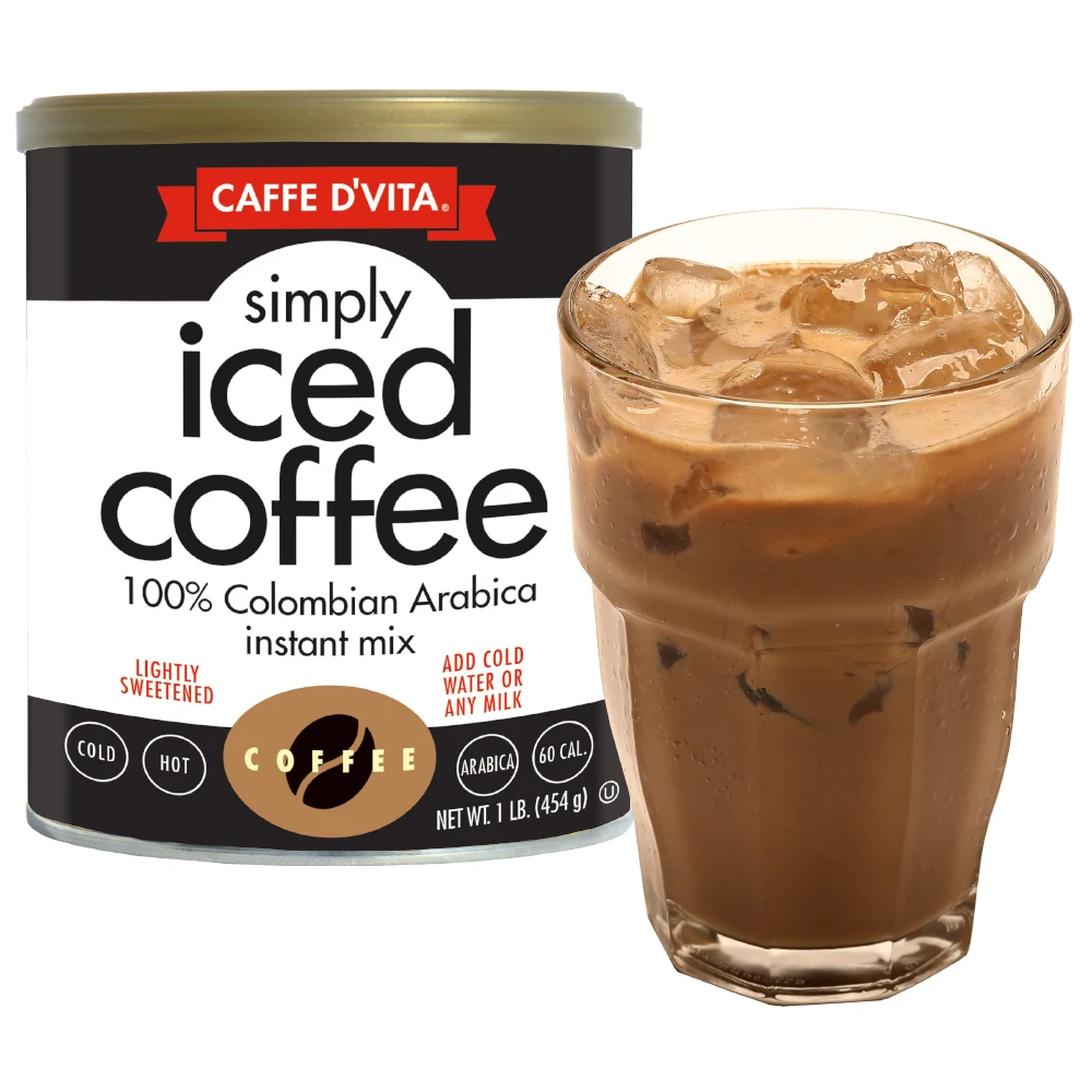 
Caffe D Vita Simply Cold brew coffee Iced coffee brands Powder Drink Mix 16 oz Coffee brew 
