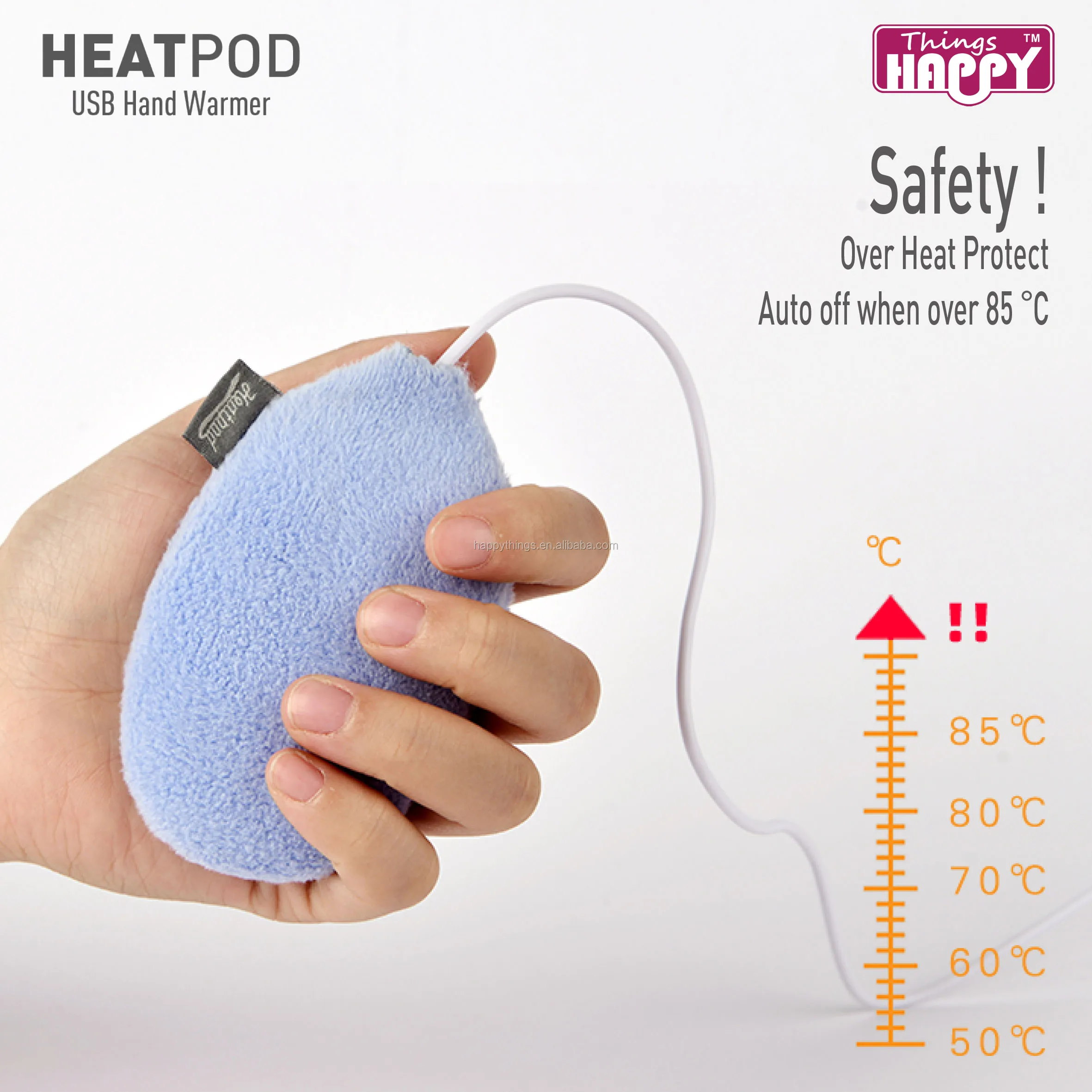 Factory Direct Reusable Plush Cover home portable electric heater Usb Hand Warmers
