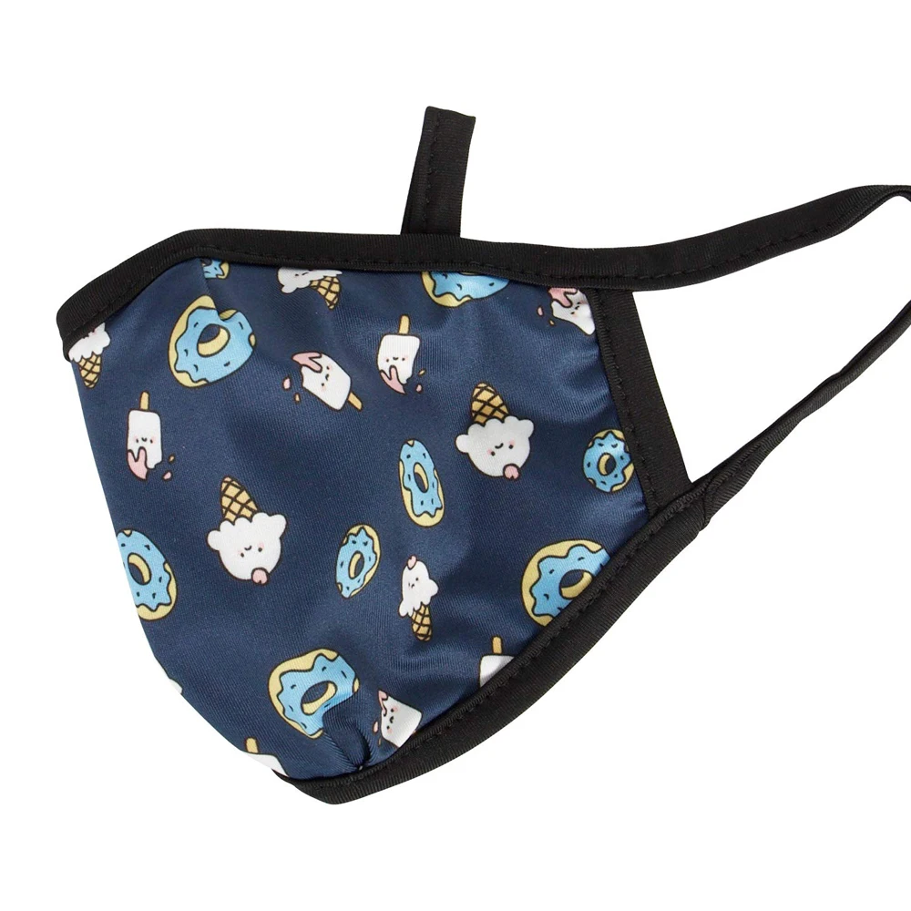  Oem оптовая продажа сублимационная модная многоразовая моющаяся маска для лица из 100% хлопка и полиэстера с дыхательным клапаном