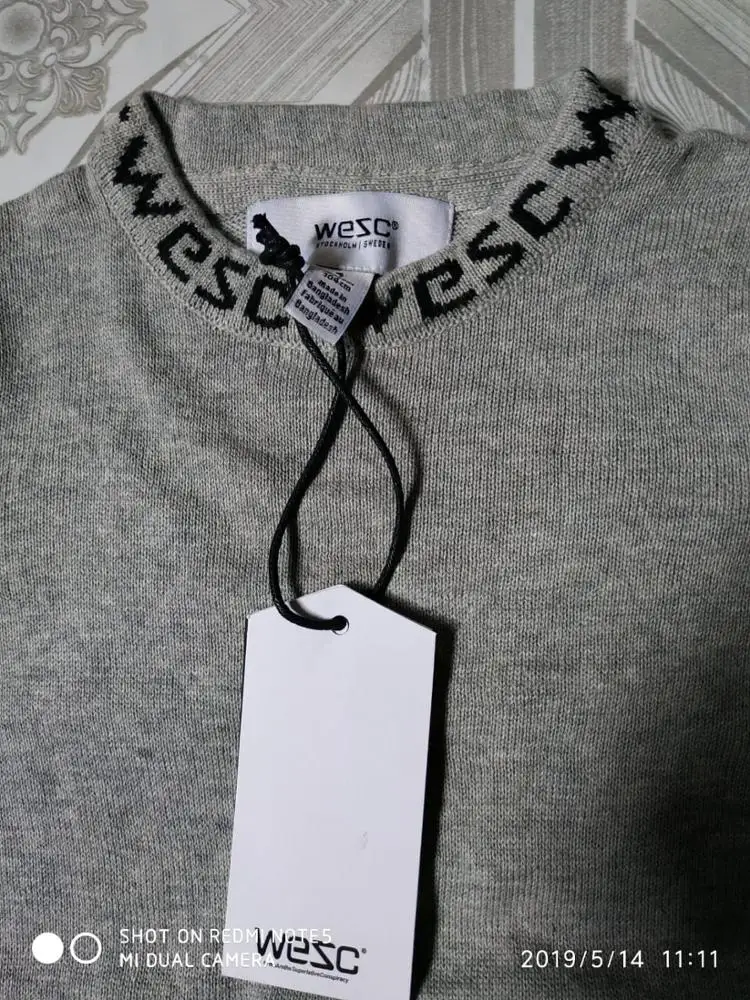 Overrun Clothing Original Branded Labels Boys Long Sleeve Pullover Crew Neck Knitwear Outfits Casual Sweater Bangladesh Stocklot