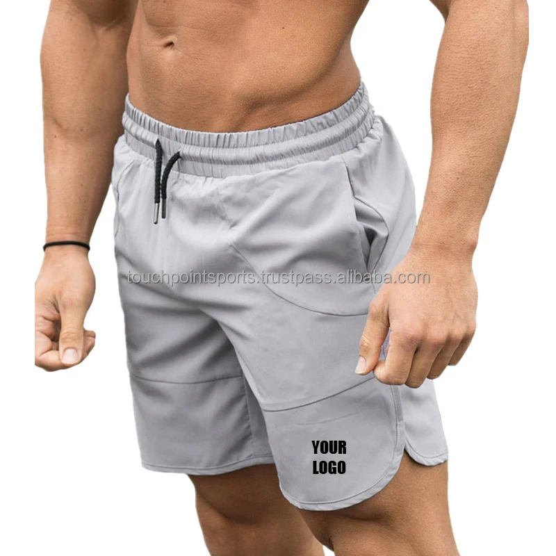 Wholesales 7' Inch Spandex Workout Shorts Mesh Fitness Mens Gym Shorts With Pocket