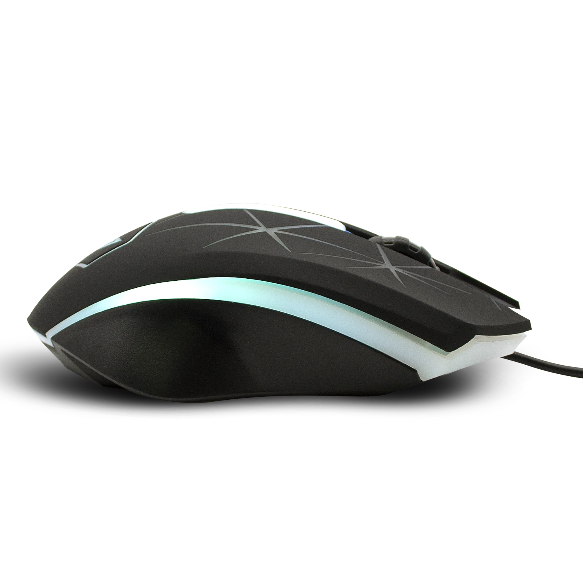 CROWN gaming mouse ergonomics 1000/1200/1600/2400 DPI factory supply optical wired led gaming mouse pink