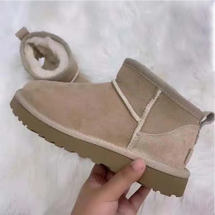 Classic Thermal Uggging Ultra Mini  Ladies  Fur Warm Suede  Ankle Short Ugghing Snow Boots For Women Girls