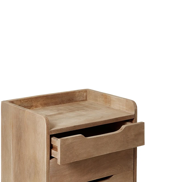 
Most Wanted Randall Bed Side Solid Teak or Mahogany Wood Bedroom Furniture 