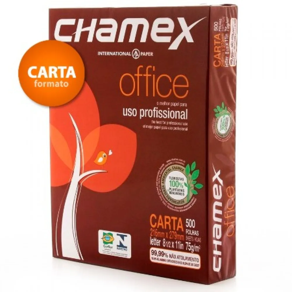 A4 70gsm 75gsm 80gsm / Papel Resma Chamex Multi A4 75g Office papers