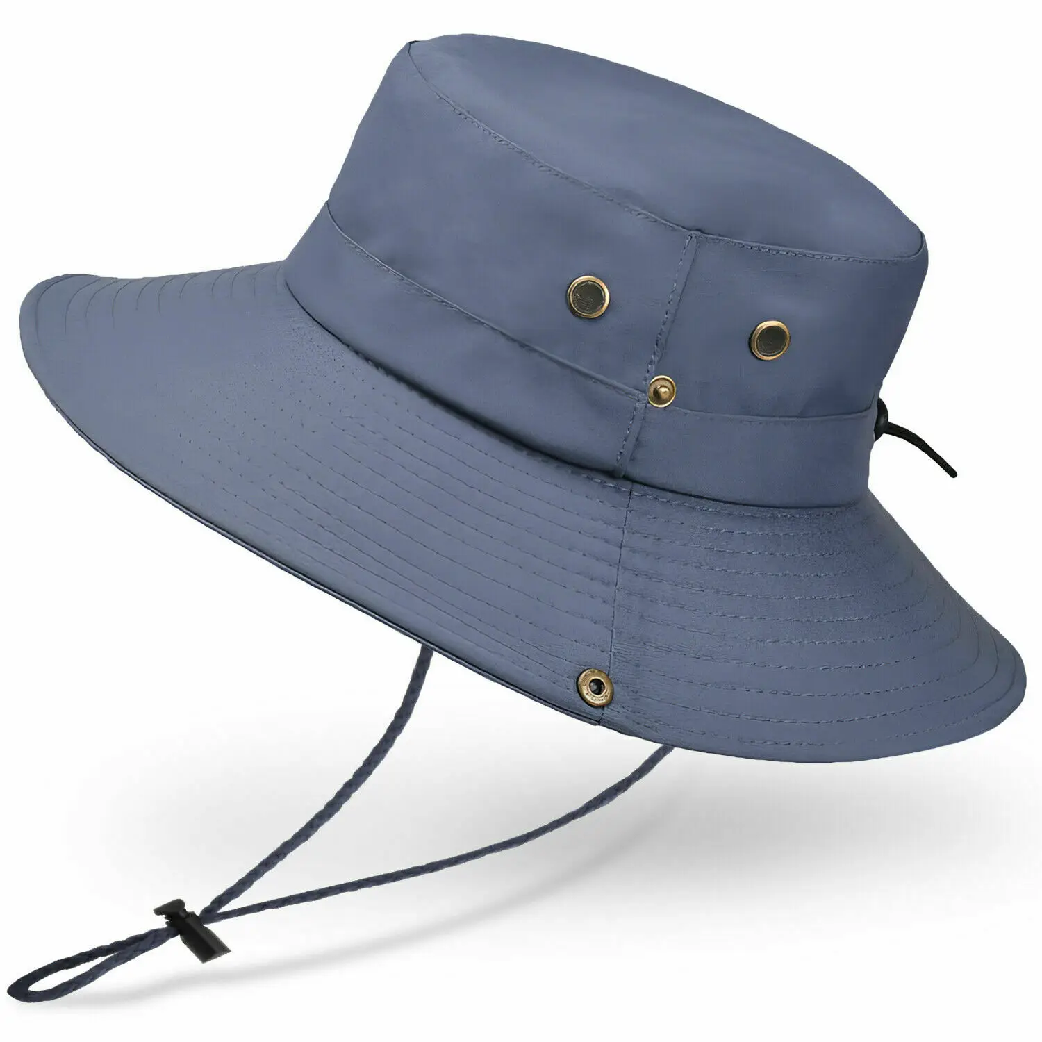 Custom Wide Brim Sun Hat Breathable Hunting Bucket Cap Summer UV Protection Fishing Men Women
