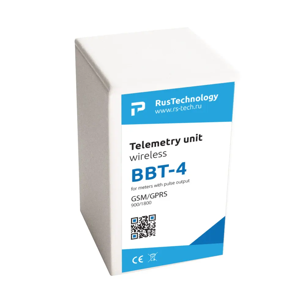 Блок телеметрии BBT-4-1-P-1-A для газовые счетчики с импульсным выходом типа