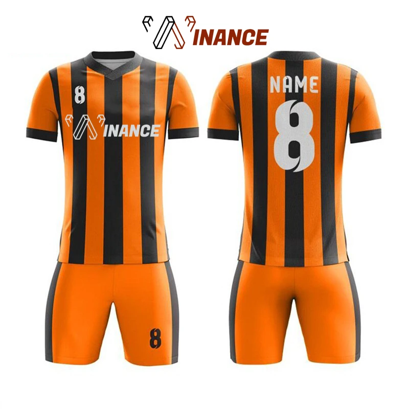 Design A Football Team Kit Cheap Soccer Jersey Set For Team maillot de foot Sublimation Soccer Wear Printing Football Jersey