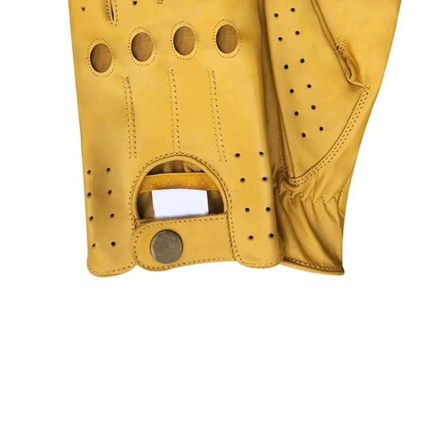 Перчатки из натуральной кожи для мужчин и женщин Роскошные зимние варежки вождения