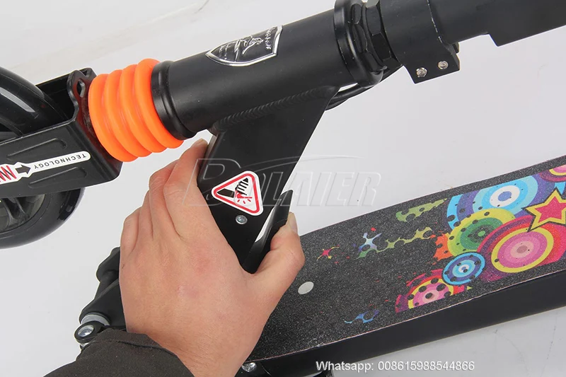 180w 2 Wheel Kids Electric Scooter Boys Motorized Scooter For Kids 10+  Battery