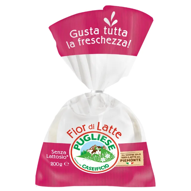 Casa Radicci Italian high quality dairy Lactose free mozzarella fior di latte 200g Spheric white soft fresh mozzarella for pizza