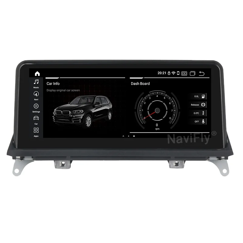  Navifly Android 10 4 Гб ОЗУ 64 ПЗУ Автомобильный DVD Радио стерео плеер для BMW X5 E70 X6 E71 2007-2013 с 4G SIM LTE