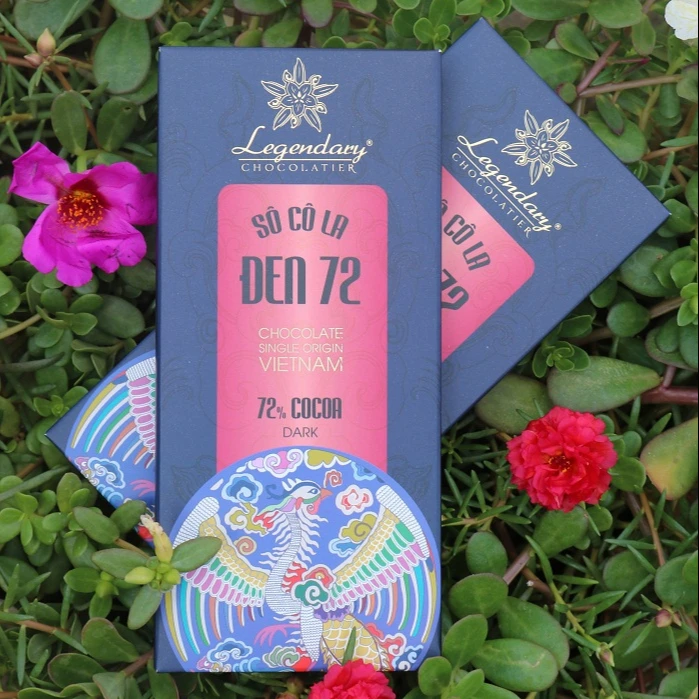 Professional manufacturer chocolate bars box dark chocolate SINGLE ORIGIN 72% pure cacao good for health