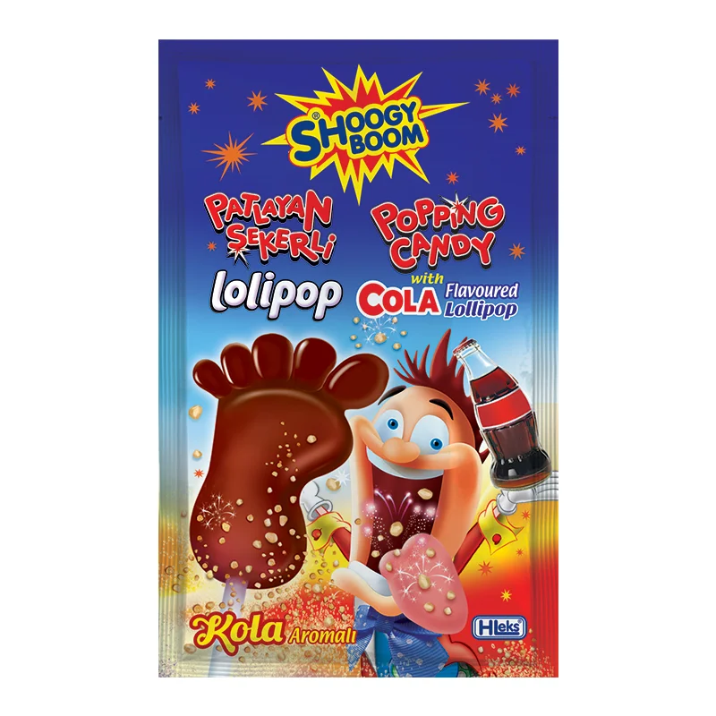 Lollipop and popping hard candy