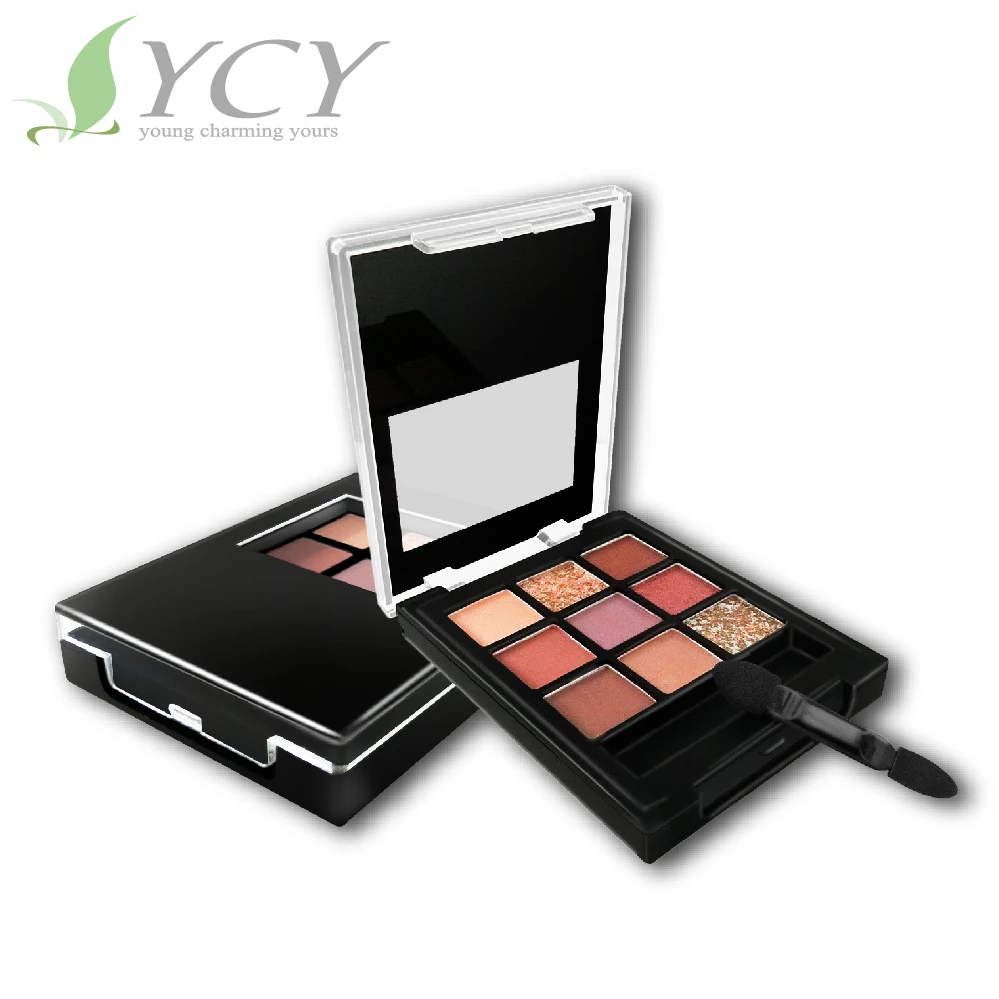 Private Label Eye Shadow Custom Glitter 9 Color Eyeshadow Palette