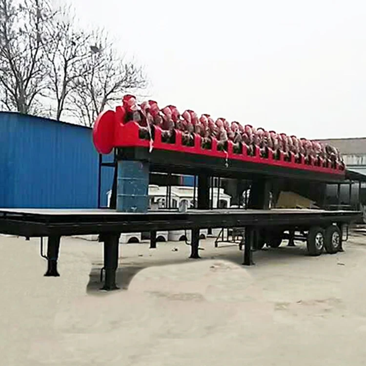 New Design Manege Forain Attraction Amusement Park Ride on Trailer Crazy Wave Large Miami Ride for Sale