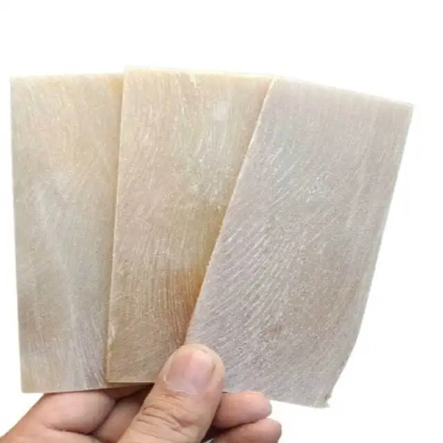 MILK WHITE OX HORN PLATE FOR OPTICAL MAKING FRAME