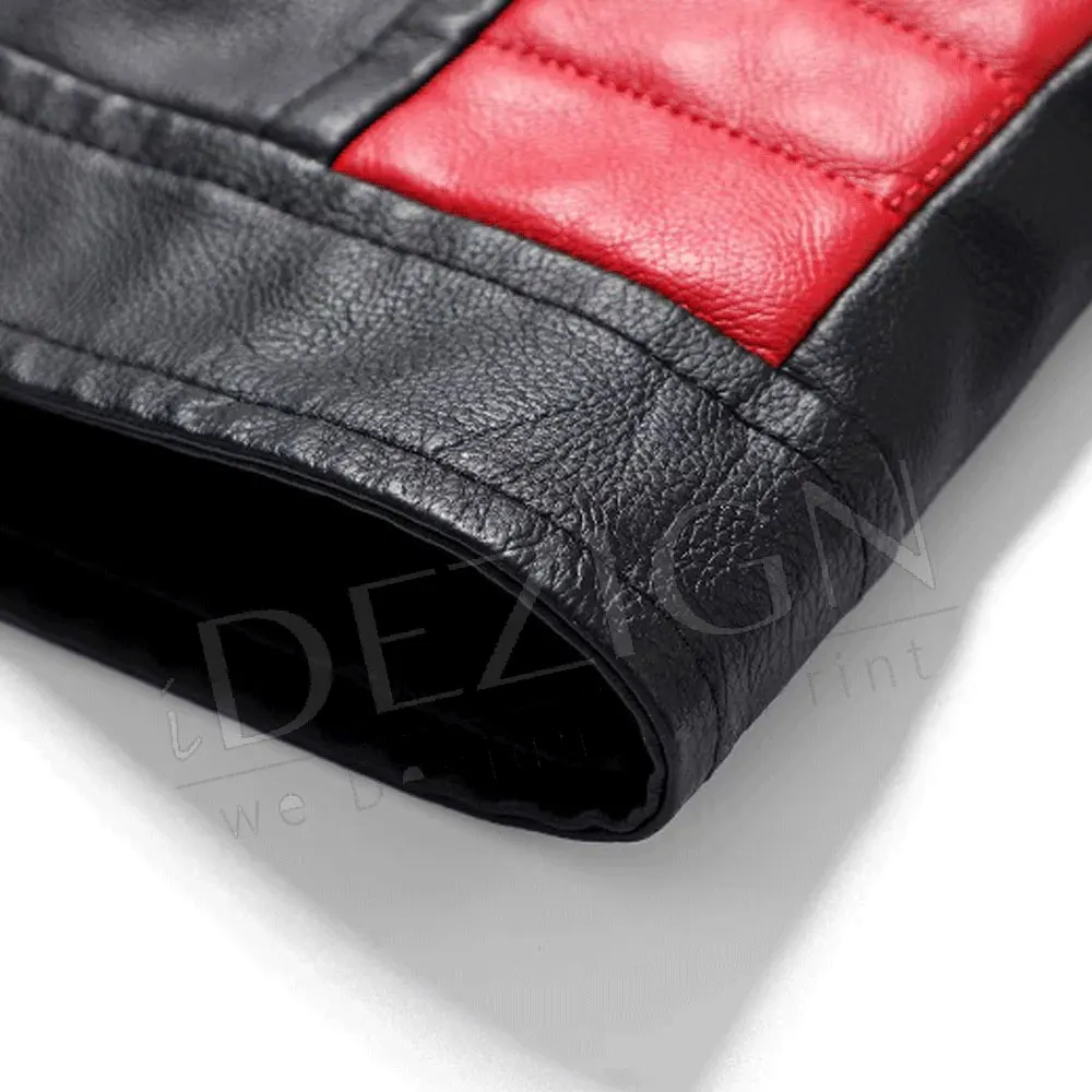  Новейший дизайн однотонная мужская кожаная куртка лучшее качество для продажи