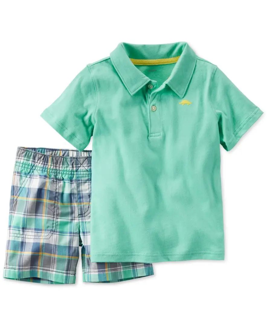 Vietnam Summer Pajamas For Boys Girls Wholesale Short Sleeve Children Infantil Kids Homewear Set Kids Clothing High Quality