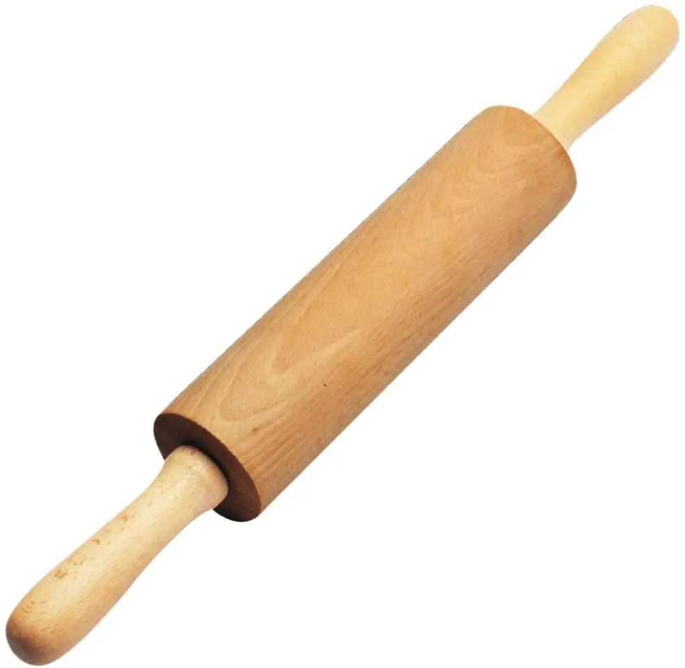 Customize Handmade Wooden Rolling Pin for Pressing Noodles Dumpling | Hot Sell Classic Roller Natural Wood Rolling Pins