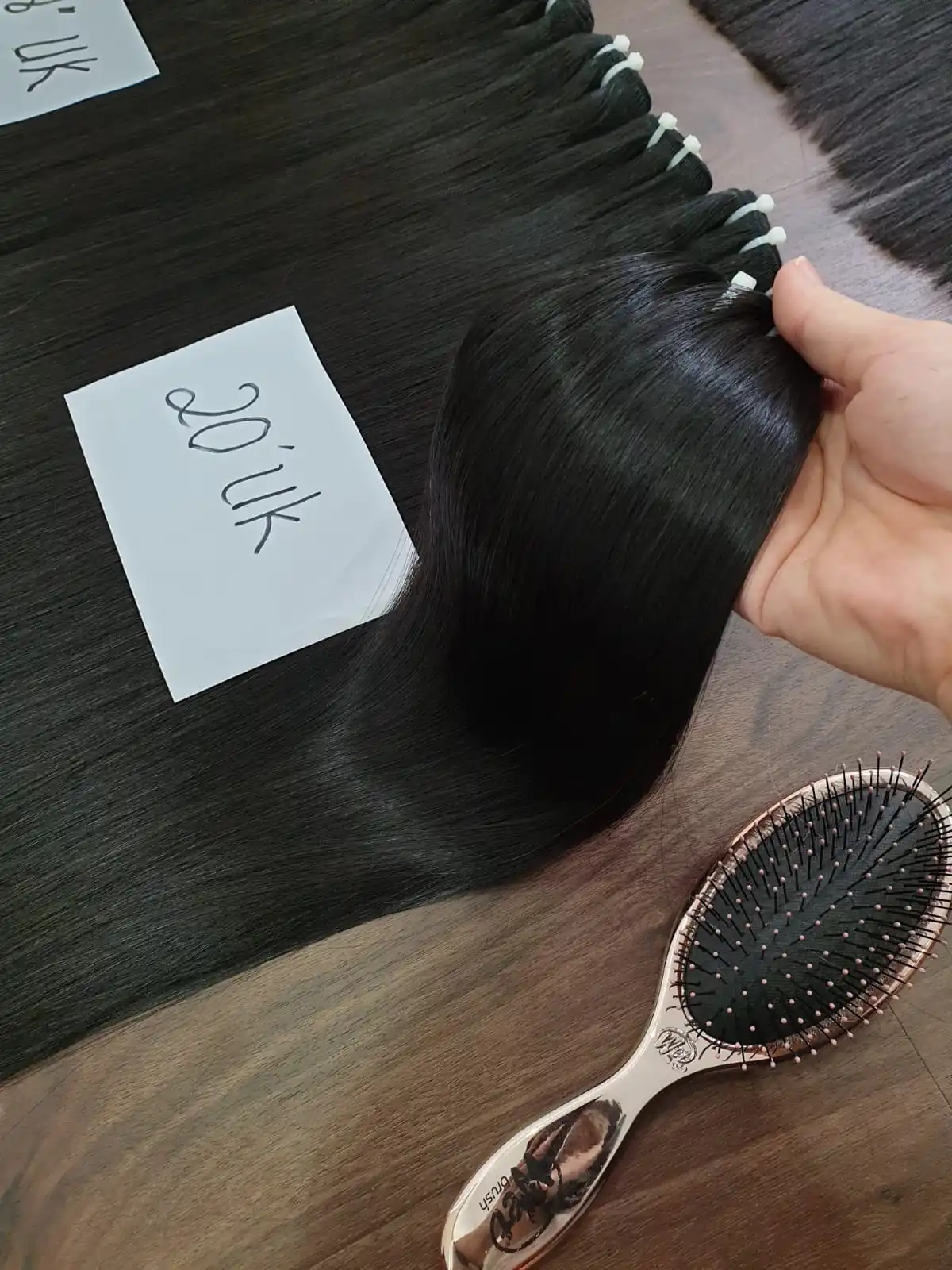 Высококачественная пучка волос для парика один донор естественный цвет оптовая цена